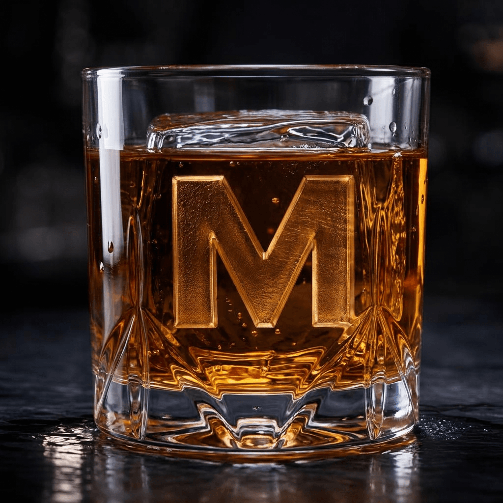 Logo Cube Clear Ice im Cocktailglas